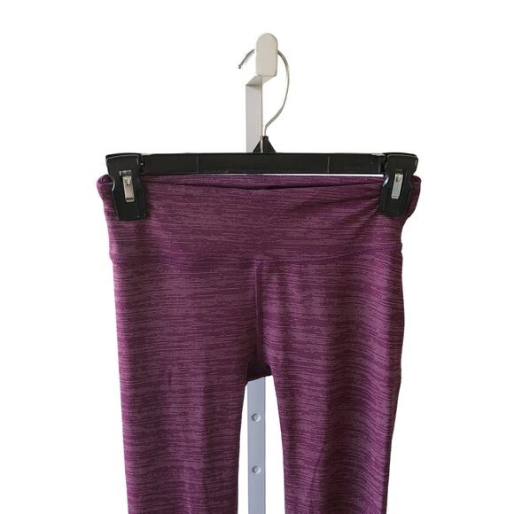 Outdoor Voices Purple 7/8 Striped Leggings - Picture 3 of 7